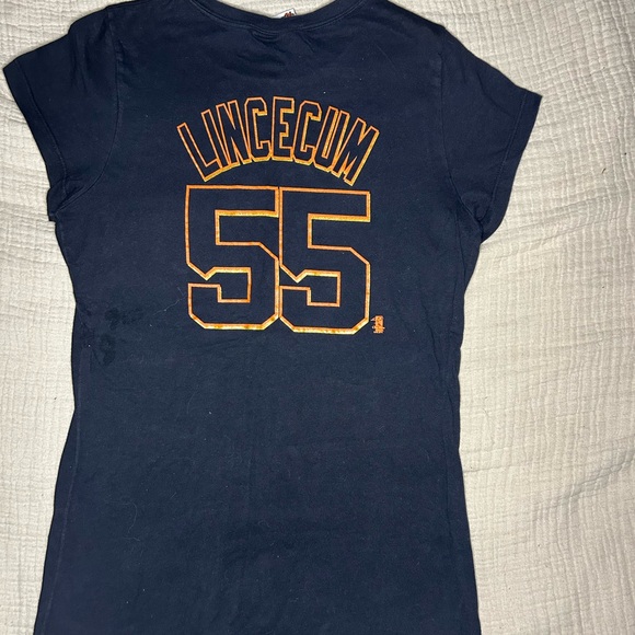 Giants Women's Black Short Sleeve Tee - Picture 2 of 3